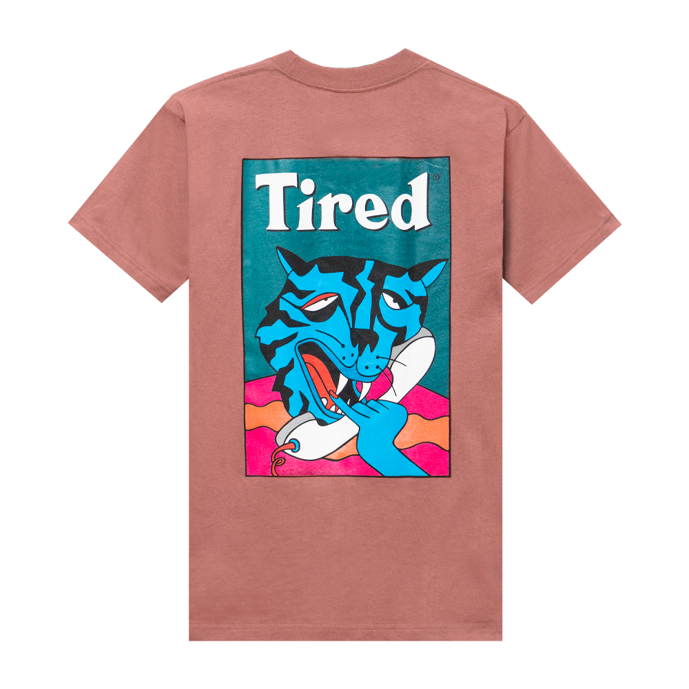 TIRED CAT CALL S/S TEE