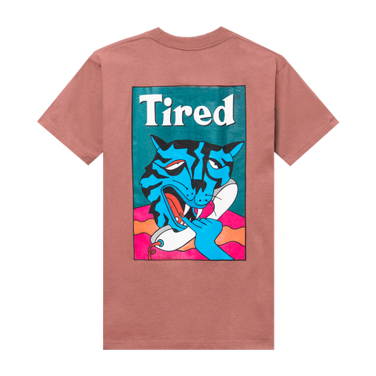 TIRED CAT CALL S/S TEE