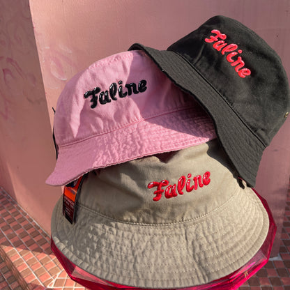 Faline lolita bucket hat beige