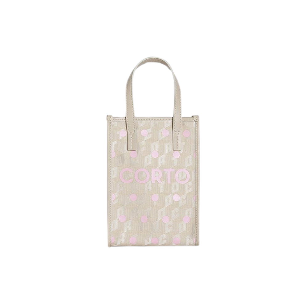CORTO MOLTEDO  Shopper tote medium White/Pink