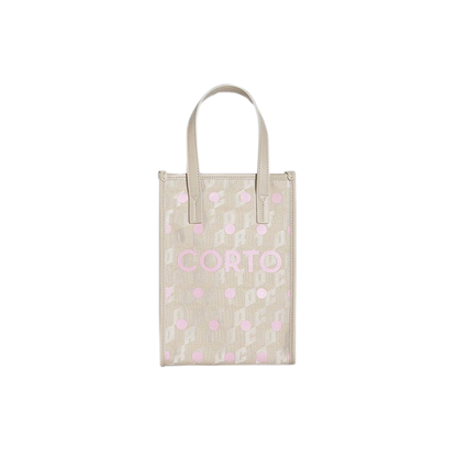 CORTO MOLTEDO  Shopper tote medium White/Pink