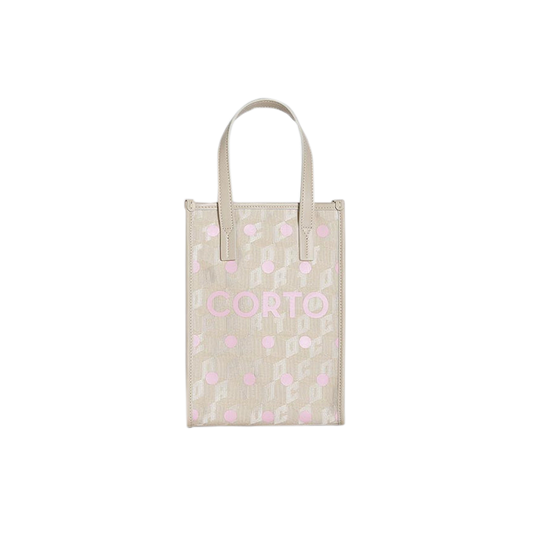 CORTO MOLTEDO  Shopper tote medium White/Pink