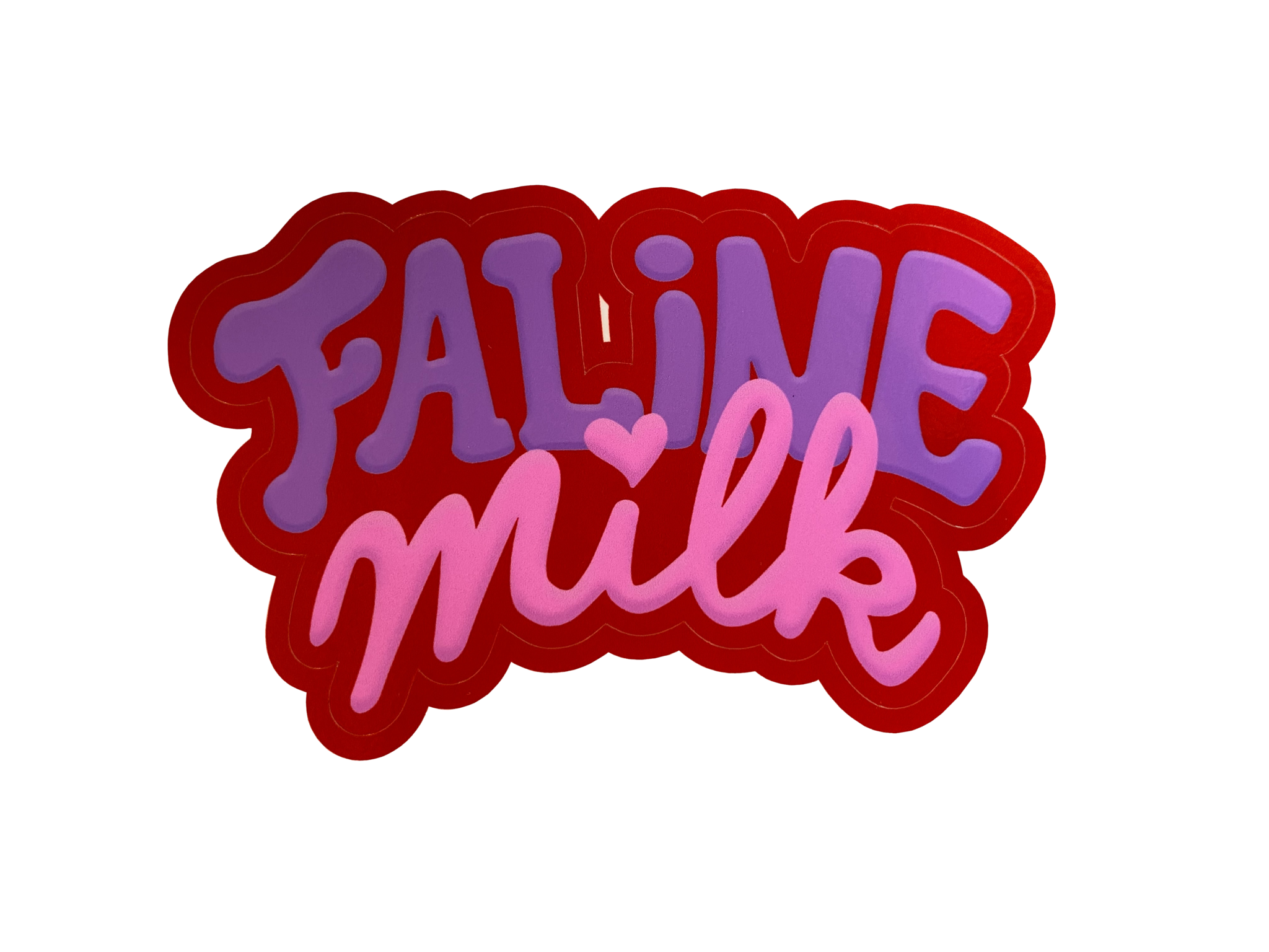 Faline × milk sticker