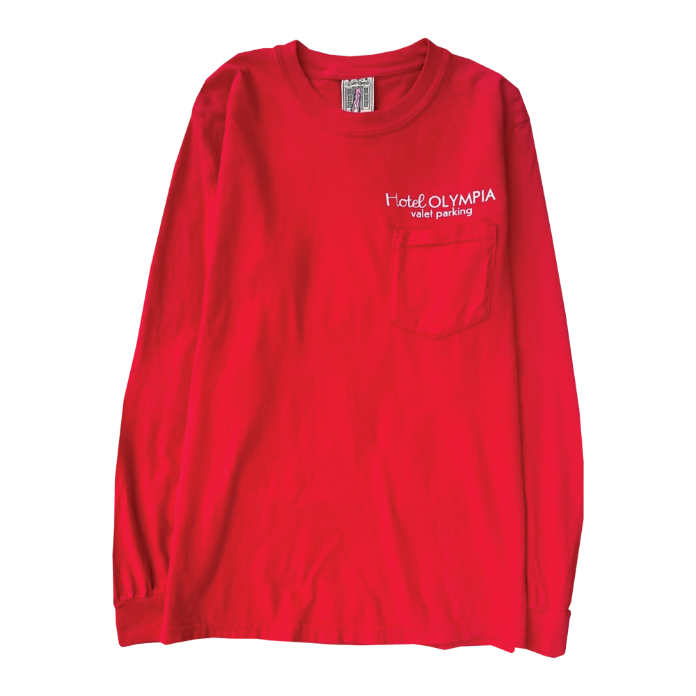 Hotel Olympia longsleeve T red