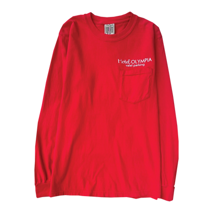 Hotel Olympia longsleeve T red