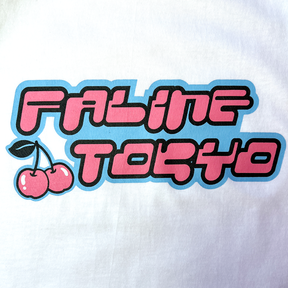 Faline cherry raglan T