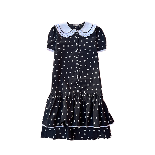 Batsheva Clarice dress Black&White polka dot