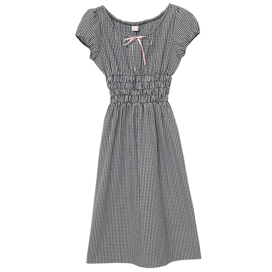 Fifi chachnil Fifi Dress Black Gingham