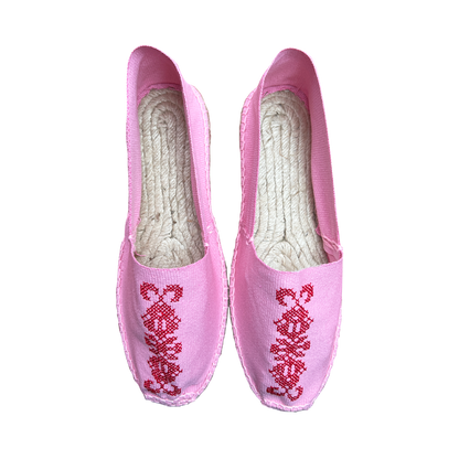 Ines de la Fressange Auriane Espadrilles (Pink)