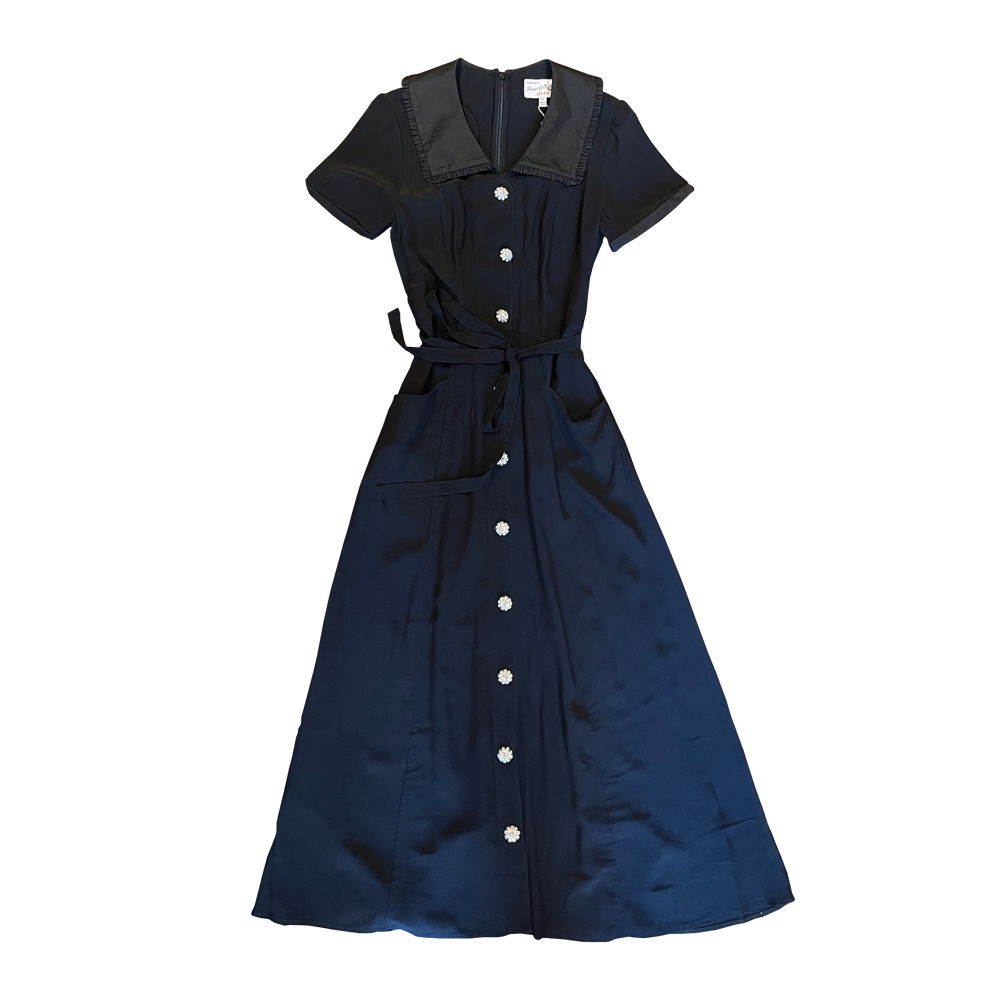 HVN Marina dress w. Collar