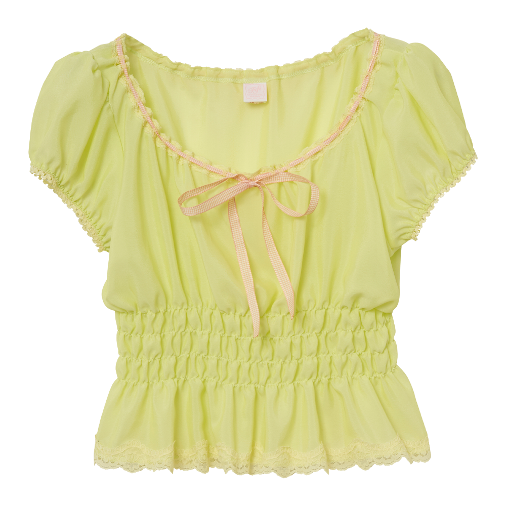 Fifi chachnil Babymary Top Spring Green