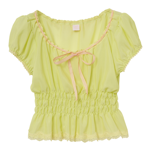 Fifi chachnil Babymary Top Spring Green