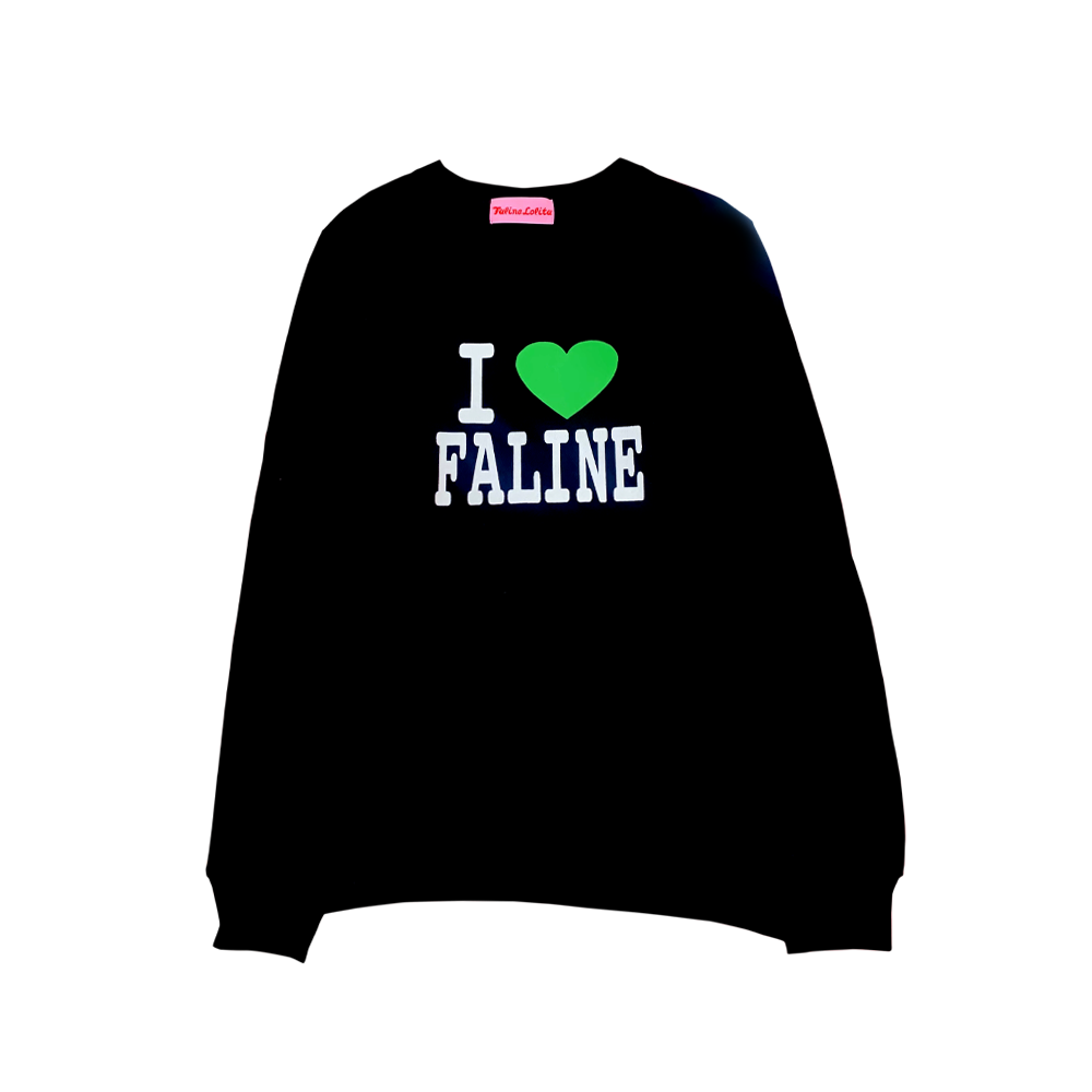 I♡FALINE Crew neck green