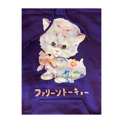 Faline Lolita cat Hoodie purple