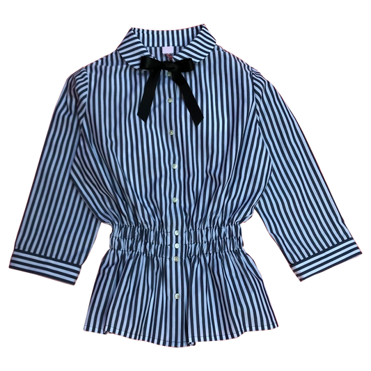 Fifi chachnil Liz shirt Grey stripe