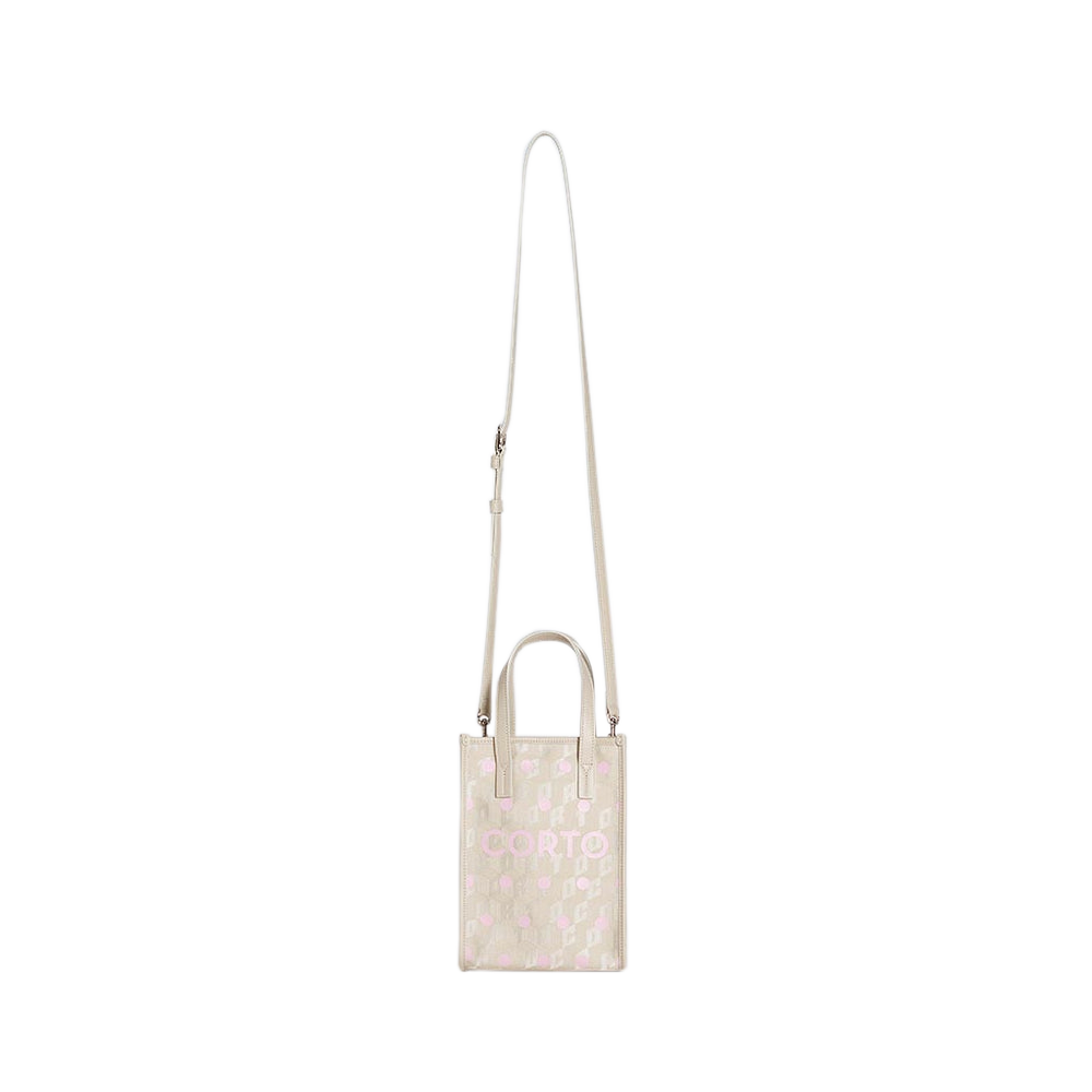 CORTO MOLTEDO  Shopper tote medium White/Pink