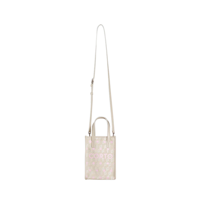 CORTO MOLTEDO  Shopper tote medium White/Pink