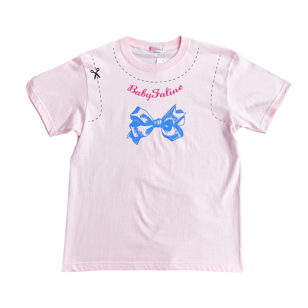 Baby faline Reprint 22nd anniversary T-shirt (Babypink)