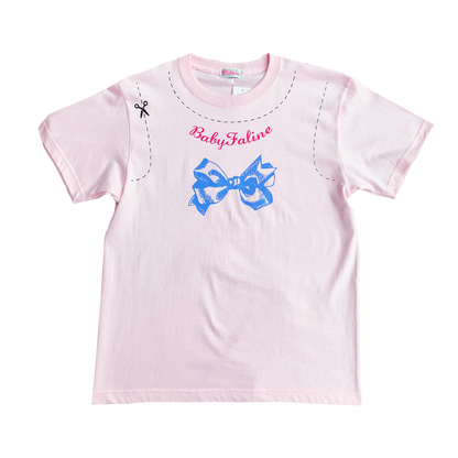 Baby faline Reprint 22nd anniversary T-shirt (Babypink)