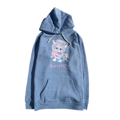 Faline Lolita cat Hoodie blue