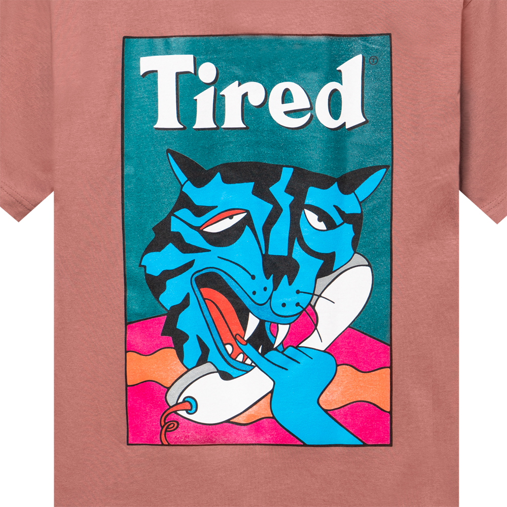 TIRED CAT CALL S/S TEE