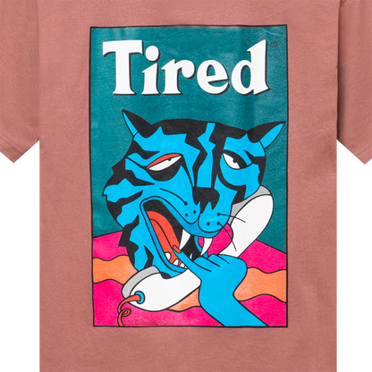 TIRED CAT CALL S/S TEE