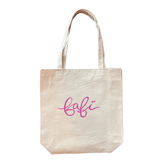 Fafi Signed Tote Pink