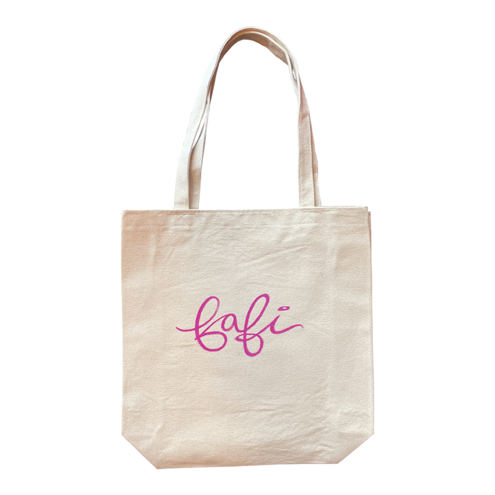 Fafi Signed Tote Pink