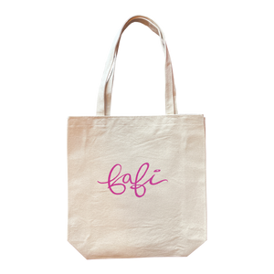 Fafi Signed Tote Pink