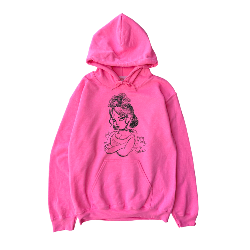 Fafi Babymary for Isetan by Fafi hoodie pink