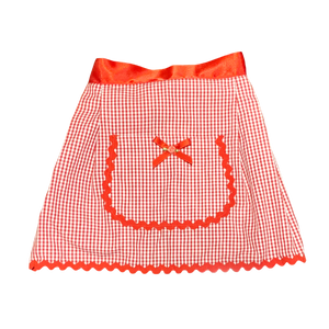 Fifi chachnil Justine Apron Red Gingham
