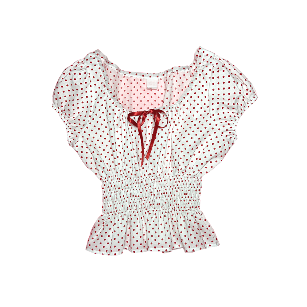 Fifi chachnil Babymary Tops (Red dots)