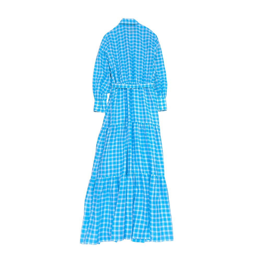 Ines de la Fressange Lena day dress (Turquoise white)