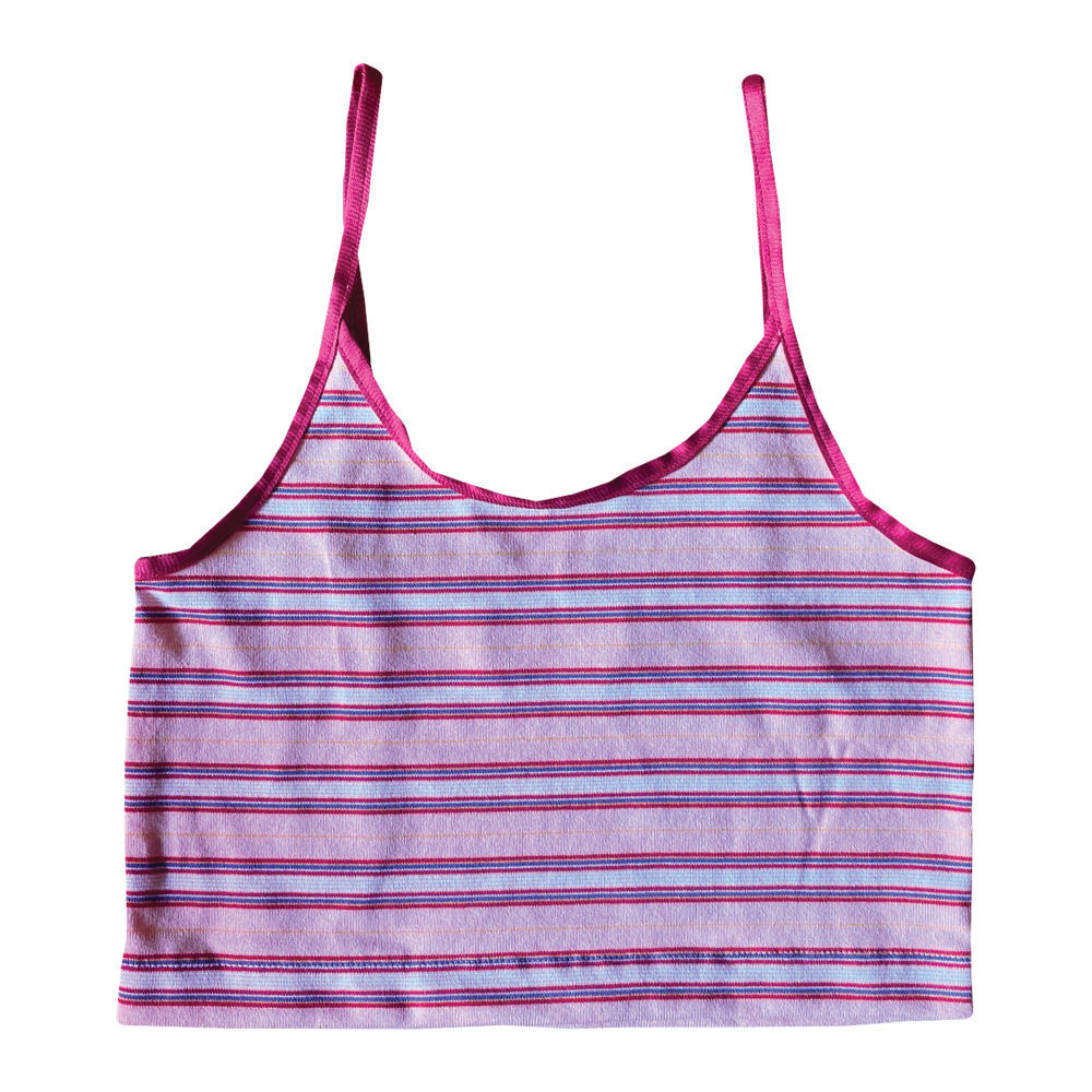 Faline original Stripes camisole(Straps:Red)