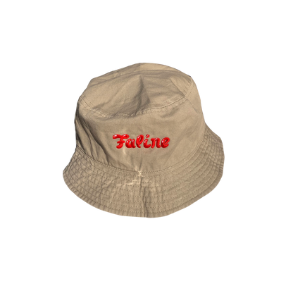 Faline lolita bucket hat beige