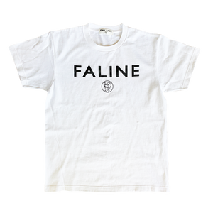 Faline logo Tee (White)