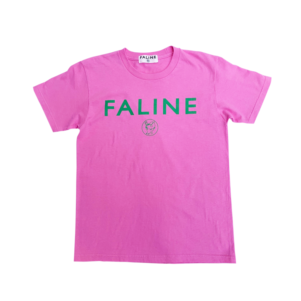 Faline logo charity tee  (Pink)